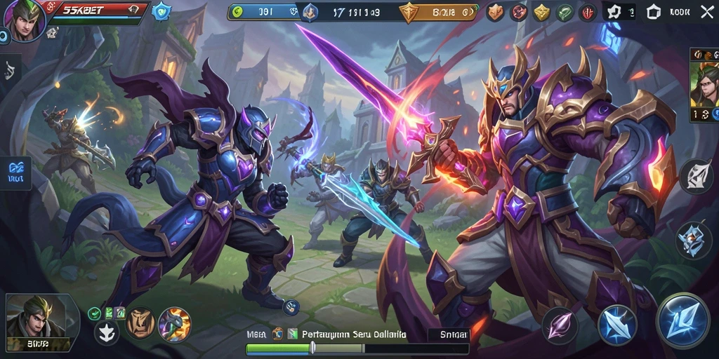 Screenshot dari gameplay seru dalam 55KBET dengan karakter unik dan pertarungan intens.