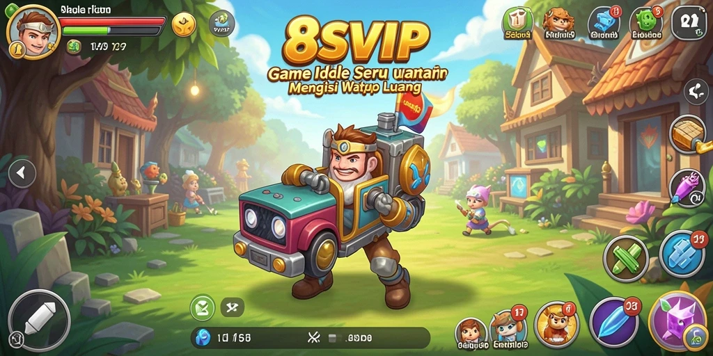Tampilan gameplay seru dari 8SVIP dengan fitur Idle yang mengasyikkan.