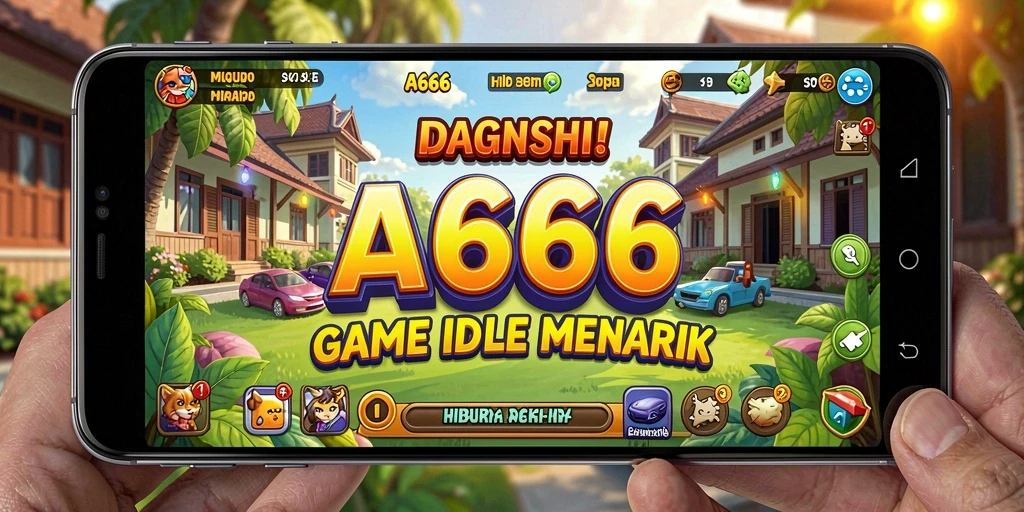 Screenshot menampilkan gameplay Idle yang menawan dan karakter unik.