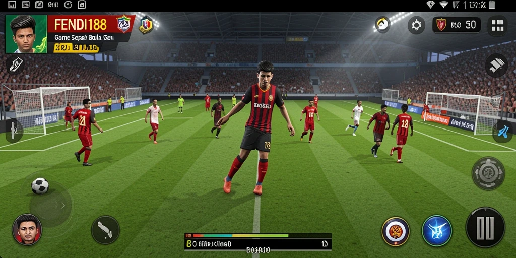 Screenshot gameplay <strong>FENDI188</strong> menunjukkan aksi seru di lapangan.