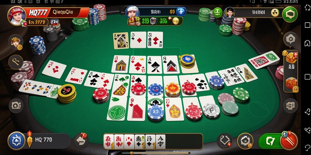 Gameplay QiuQiu yang seru dan interaktif di HQ777.