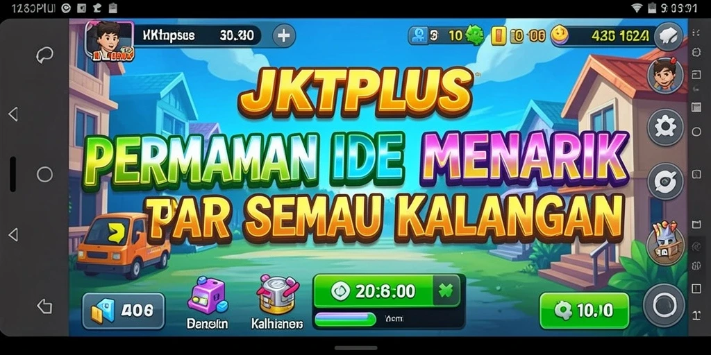 Tampilan gameplay seru dan menawan di JKTPLUS.