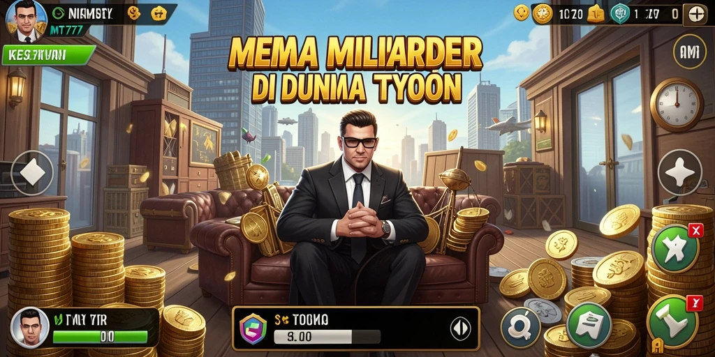 Tampilan gameplay <strong>MT777</strong> menampilkan aktifitas bisnis yang dinamis dan menarik.