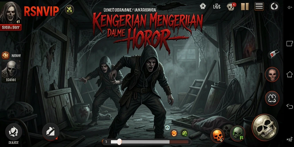 Gameplay RSNVIP yang menegangkan dan menakutkan.