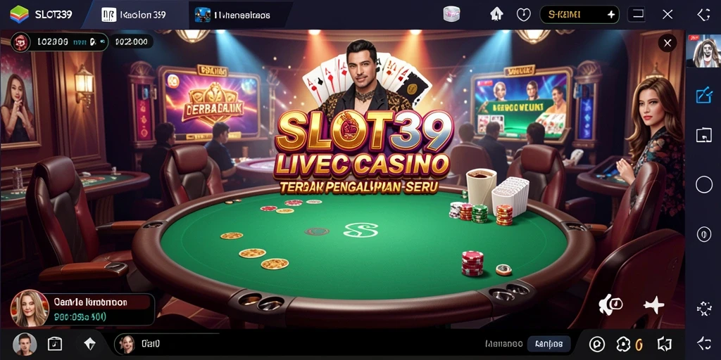 Tampilan seru gameplay Live Casino di SLOT39 yang menarik.