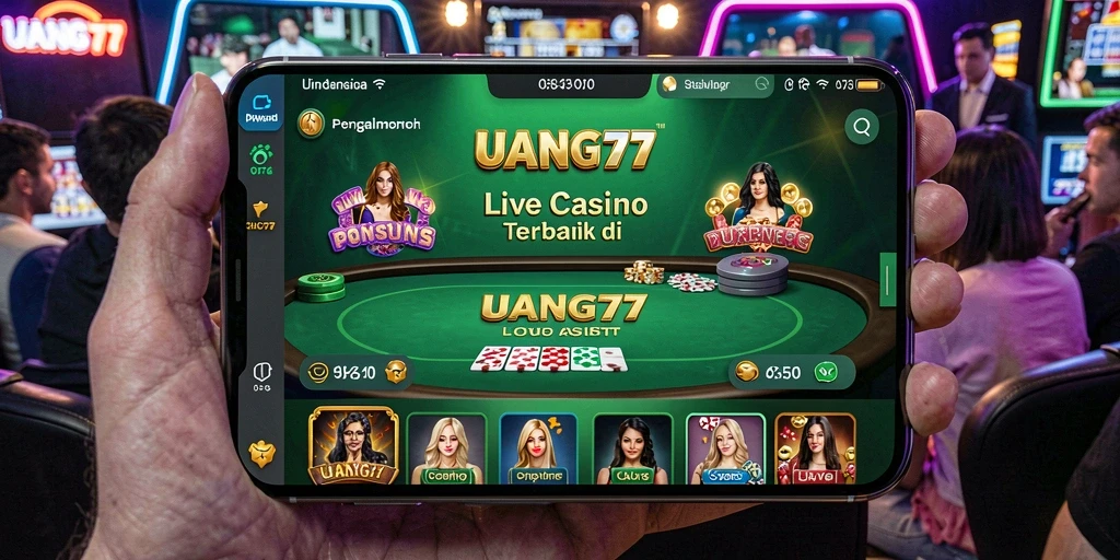 Tampilan gameplay Live Casino yang mengasyikkan dan interaktif.
