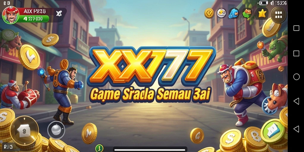 Tampilan menarik dari gameplay seru XXX777 yang menghibur.