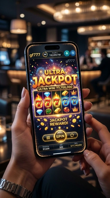 Antarmuka pengguna yang ramah di aplikasi gf777.